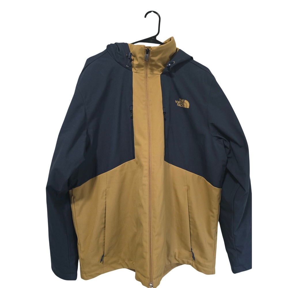The North Face Mens WindWall Hooded Softshell Winter Jacket Parka Size XL VGC